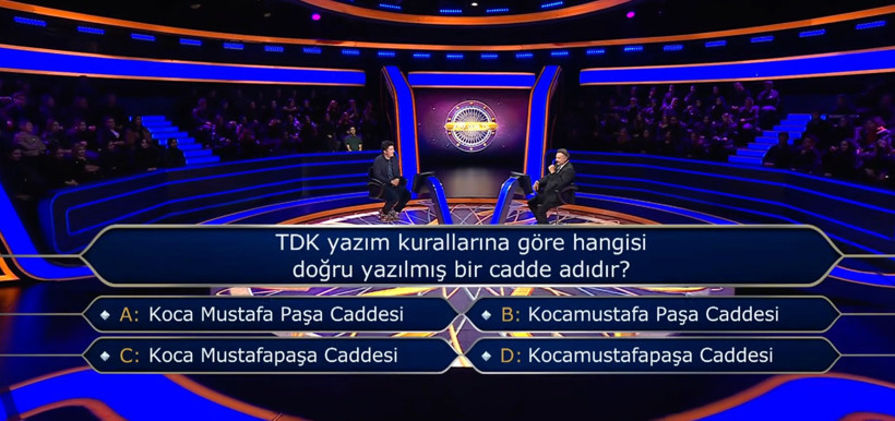 İşin içine TDK girdi yarışmacı pes etti