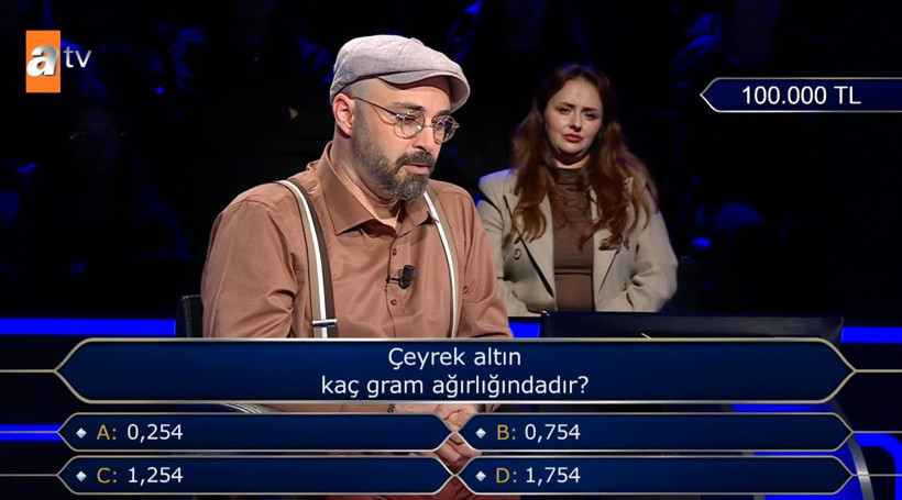 Çeyrek altın kaç gram ağırlığındadır?