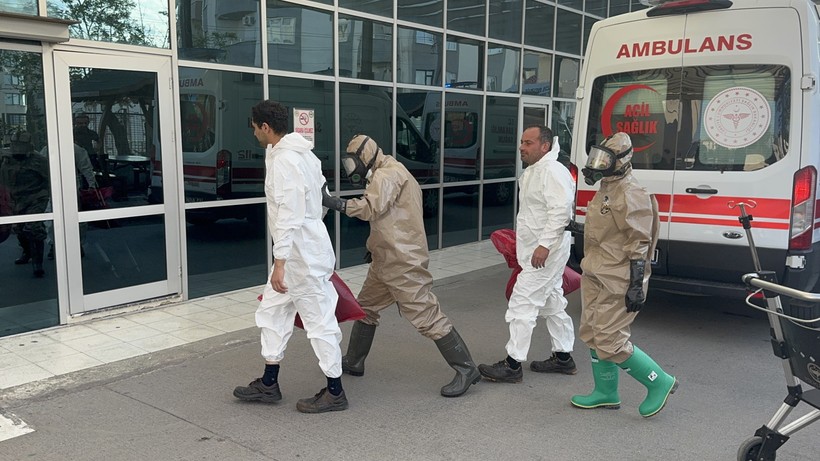 Kocaeli'de kimyasal temas paniği: 4 işçi hastaneye kaldırıldı!