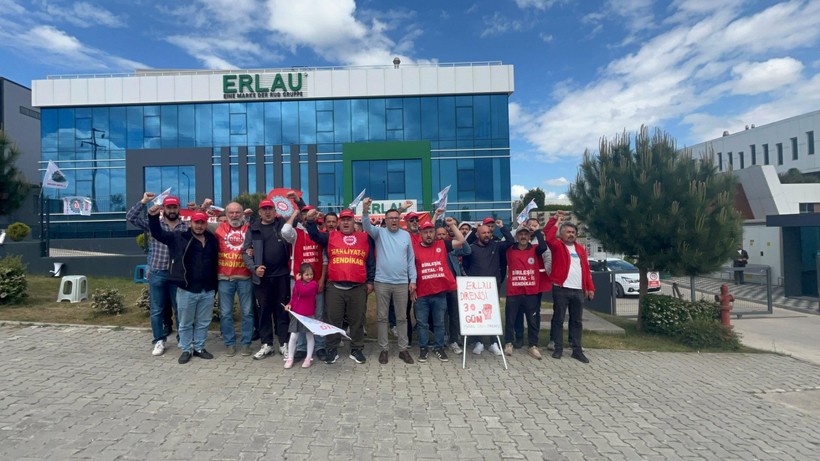 Nakliyat-İş’ten grevdeki işçilere ziyaret