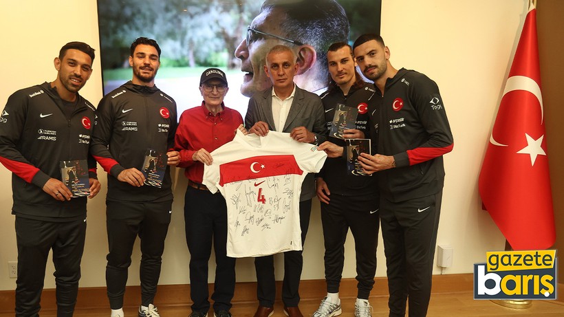 Milli Takım heyetinden Sancar’a ziyaret