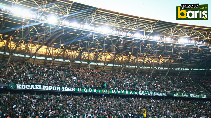 Kocaelispor - Rizespor maçında tribünler nefes kesti