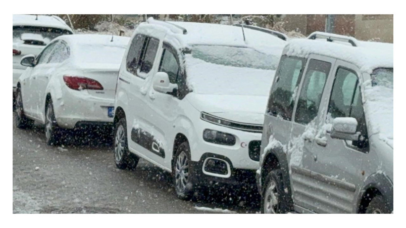 Mevsimin ilk karı yağdı