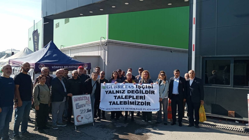 GÜBRETAŞ işçisine omuz verdiler