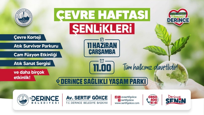 Derince'de şenlik var!