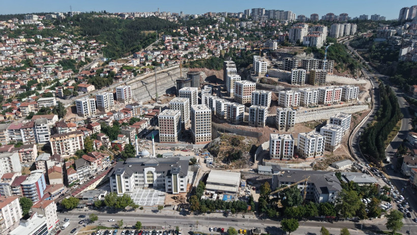 Cedit’te değişim: 3 yılda yaşanan değişim havadan görüntülendi