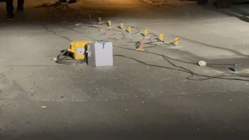 Santim santim! Gebze’de facianın ardından zeminin tomografisi çekiliyor