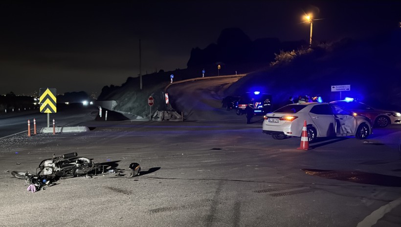 İzmit’te otomobil ile motosiklet çarpıştı: 1 kişi hayatını kaybetti