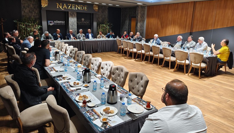 Mevlüt Ağra bu kez Körfez ilçedeki kulüp başkanları ile bir araya geldi