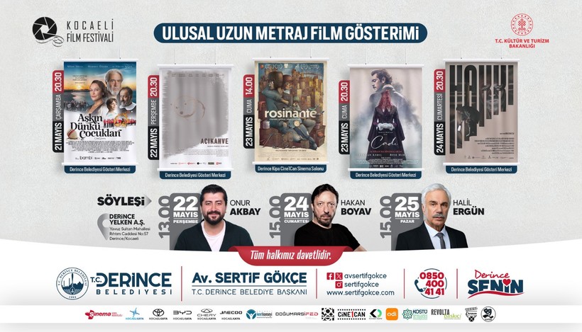 Kocaeli Film Festivali bu yıl Derince'de! İşte program