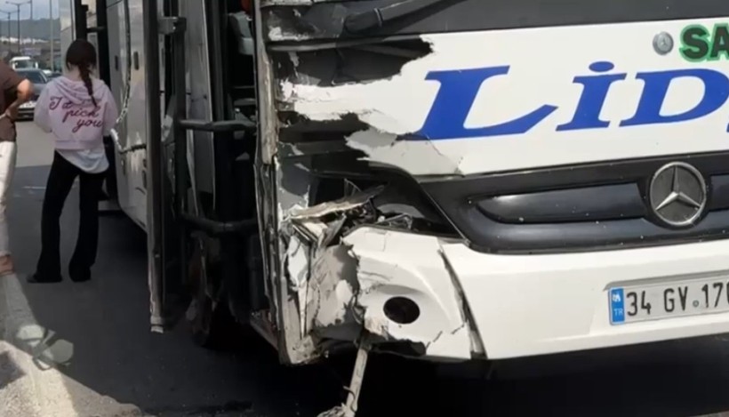 Kocaeli’de yolcu otobüsü kaza yaptı: Yaralılar var