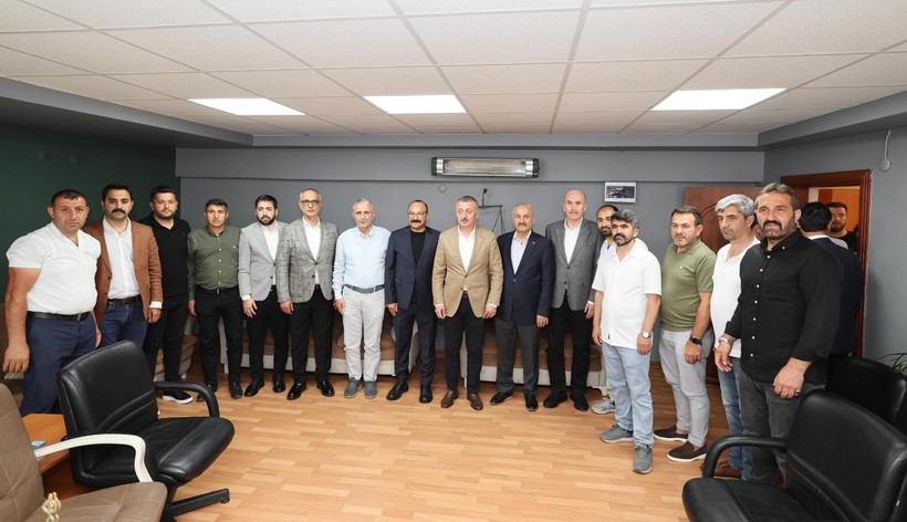 Başkanlardan esnaflara ziyaret