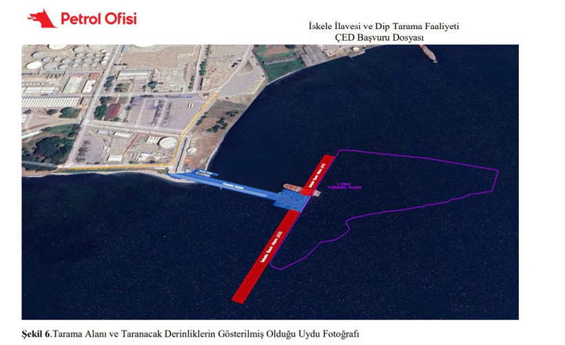 İzmit Körfezi'ni doldurma sırası Petrol Ofisi'nde! İskele ve dip taraması
