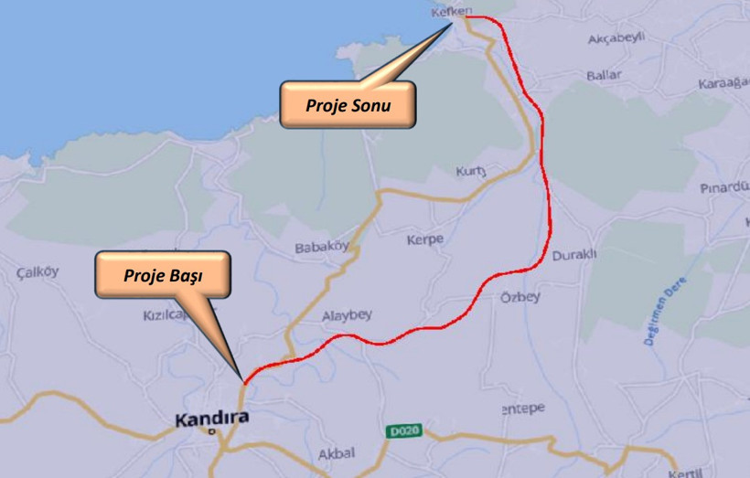Karayolları kolları sıvadı: Kandıra Kefken yoluna 3 milyar TL!