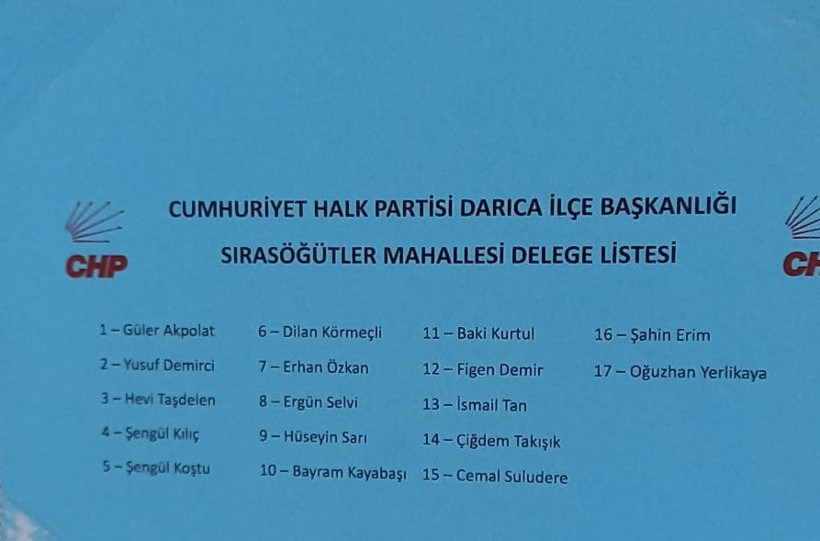 CHP Darıca’da kıyasıya yarış