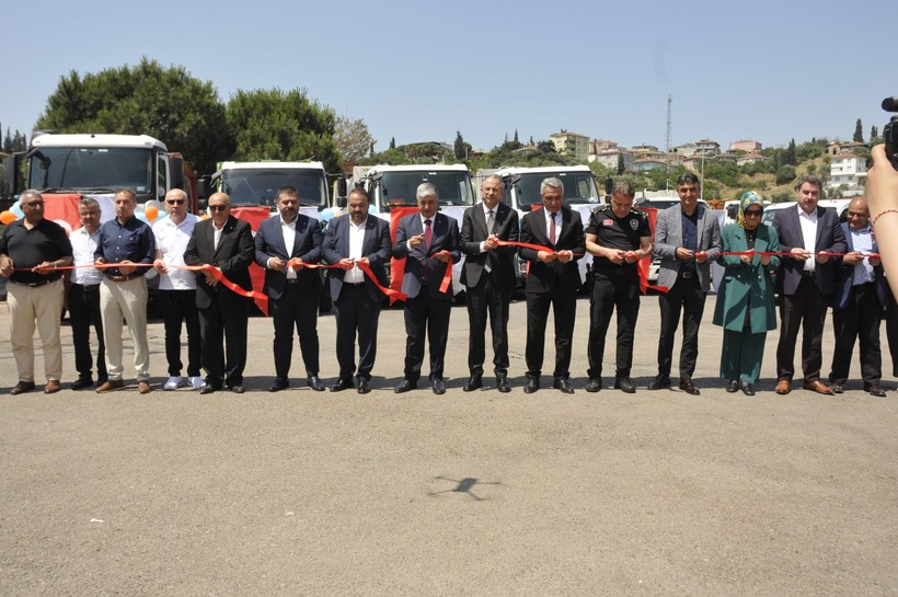 Dilovası’nda yeni araçlar için kurban kesildi