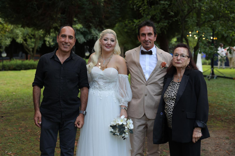 Serkan Güyük ve Sinem Gencel muhteşem bir törenle evlendi