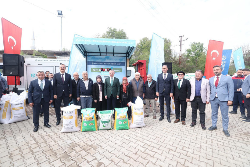 Kocaeli'de binlerce çiftçiye yem tohumu dağıtımı başladı