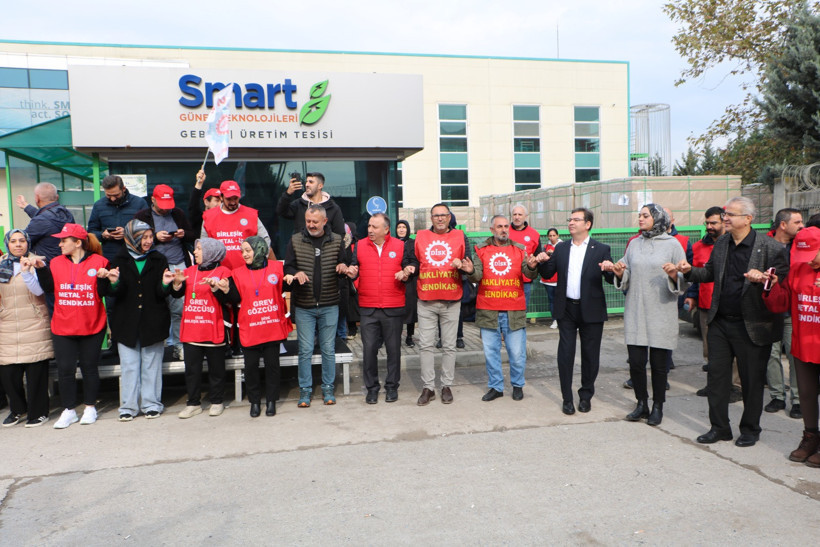 Kocaeli'de bir fabrikada daha işçiler greve çıktı!