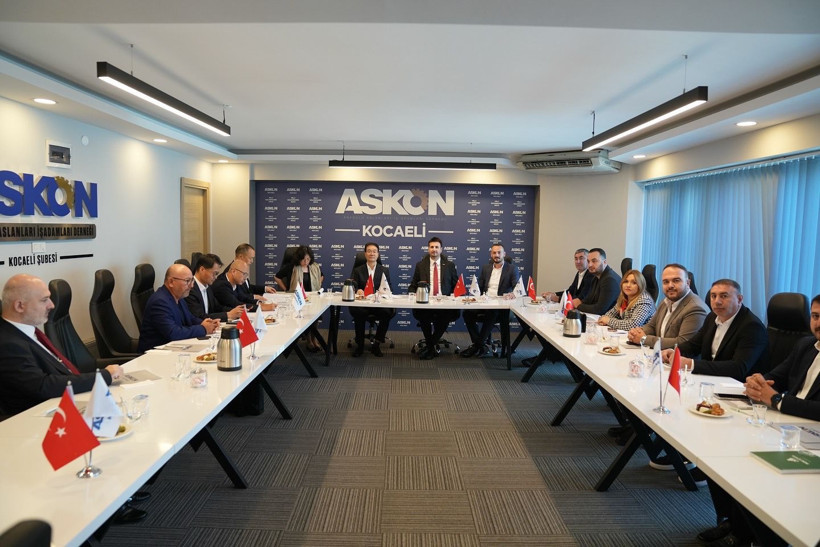ASKON Kocaeli Şubesi, Çinli heyeti ağırladı