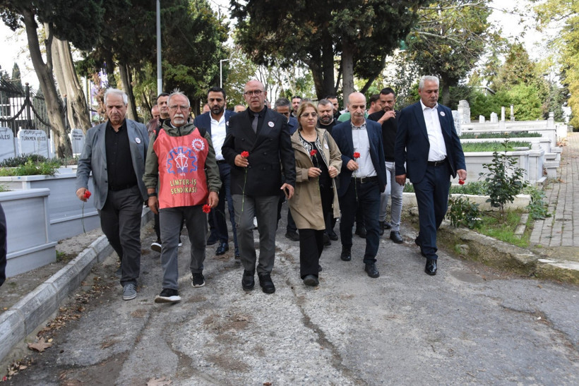 Lastik-İş, işçi önderi Rıza Kuas'ı andı