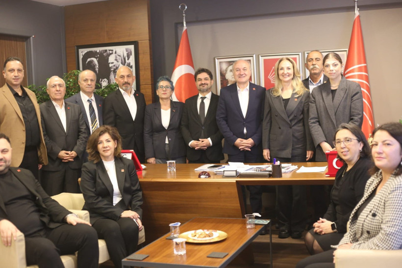 Aylin Nazlıaka'dan Erdem Arcan'a tebrik ziyareti