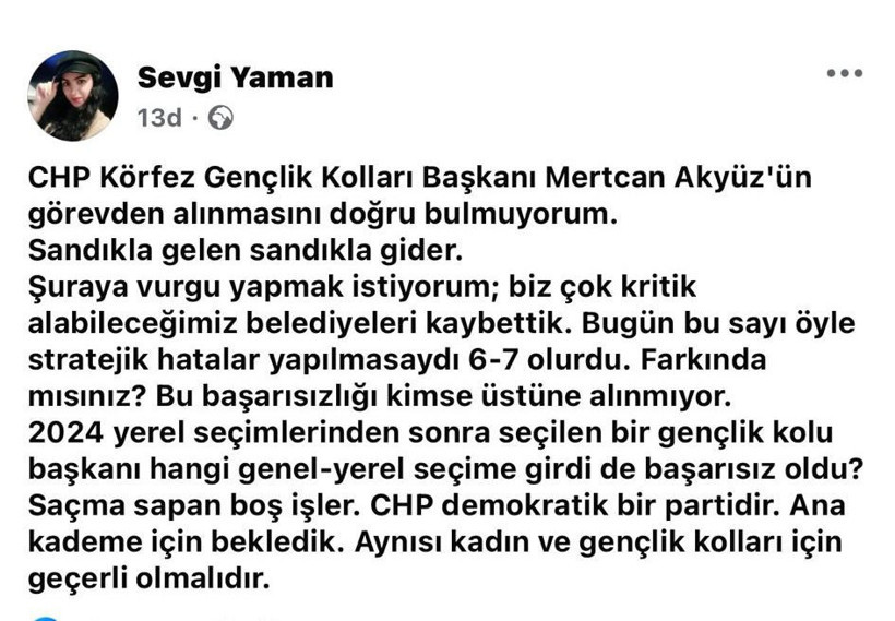 CHP’li başkanın görevden alınmasına tepkiler büyüyor!