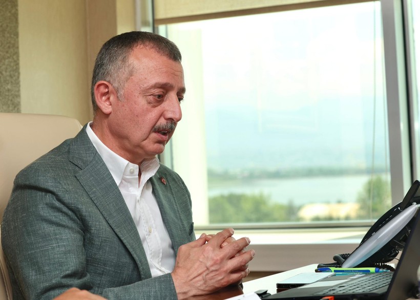 Büyükakın'dan Gazze Belediye Başkanıyla önemli görüşme