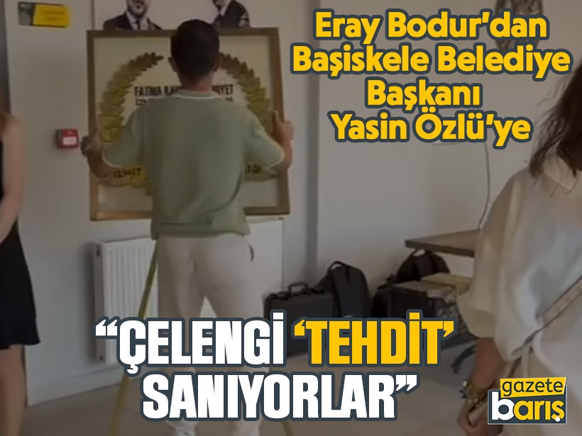 Eray Bodur’dan Başiskele Belediye Başkanı Yasin Özlü’ye,“Çelengi ‘Tehdit’ sanıyorlar”