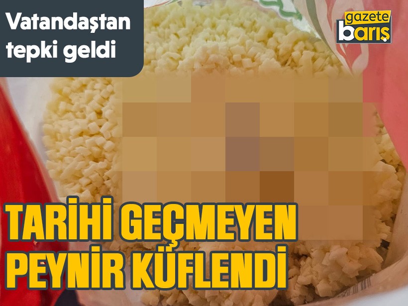 Vatandaştan tepki geldi: Tarihi geçmeyen peynir küflendi