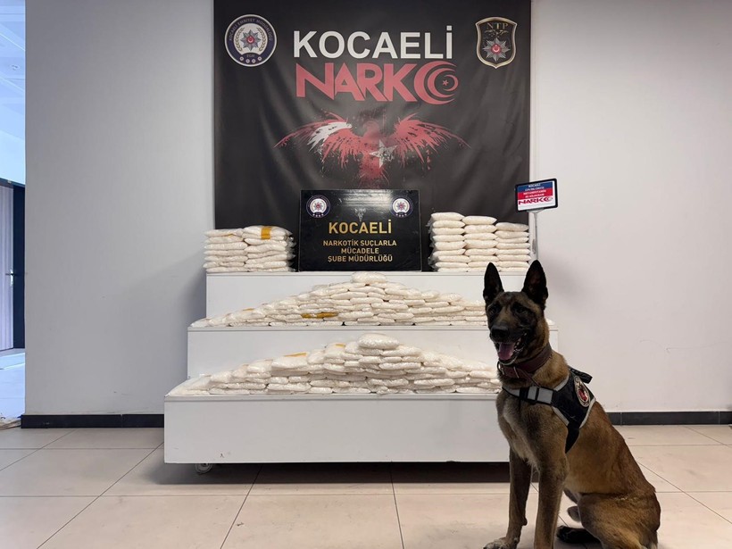 Kocaeli’de 82 kilo uyuşturucu ele geçirildi