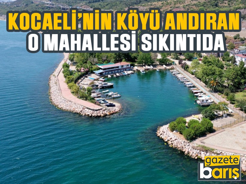 Kocaeli’nin köyü andıran o mahallesi sıkıntıda