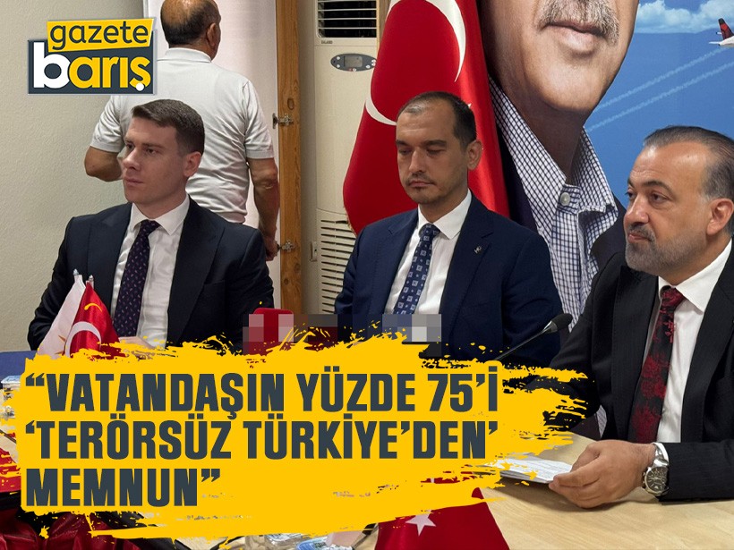 Talus: Vatandaşın yüzde 75’i 'Terörsüz Türkiye’den' memnun