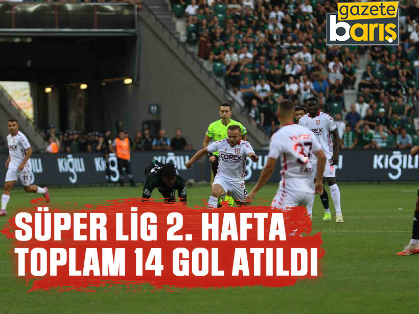 Süper Lig 2. Hafta toplam 14 gol atıldı