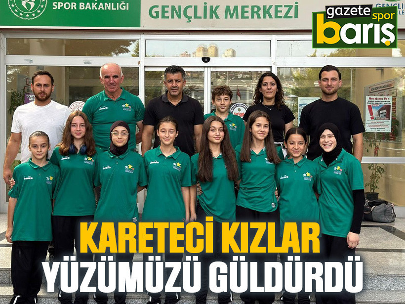 Kareteci kızlar yüzümüzü güldürdü