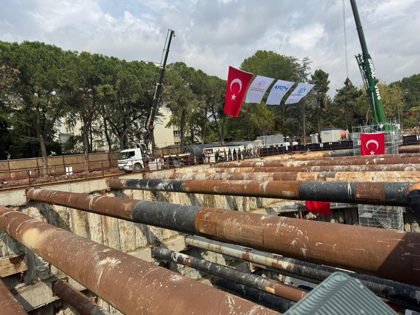 İlk görüntüler! Kocaeli Metrosunda ilk tünel kazıldı