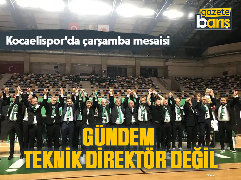 Kocaelispor’da çarşamba mesaisi: Gündem Teknik direktör değil
