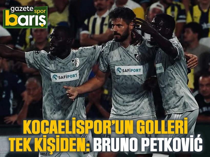 Kocaelispor’un golleri tek kişiden: Bruno Petković