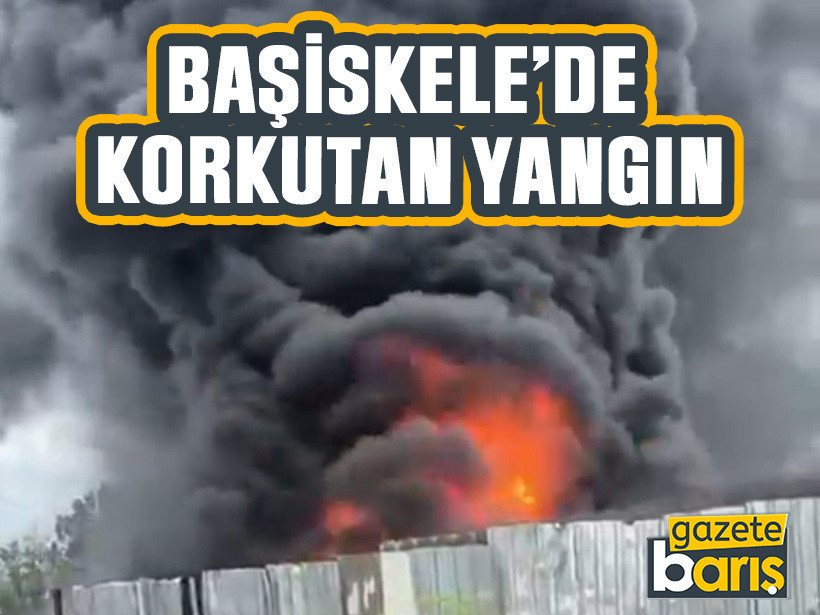 Başiskele'de korkutan yangın