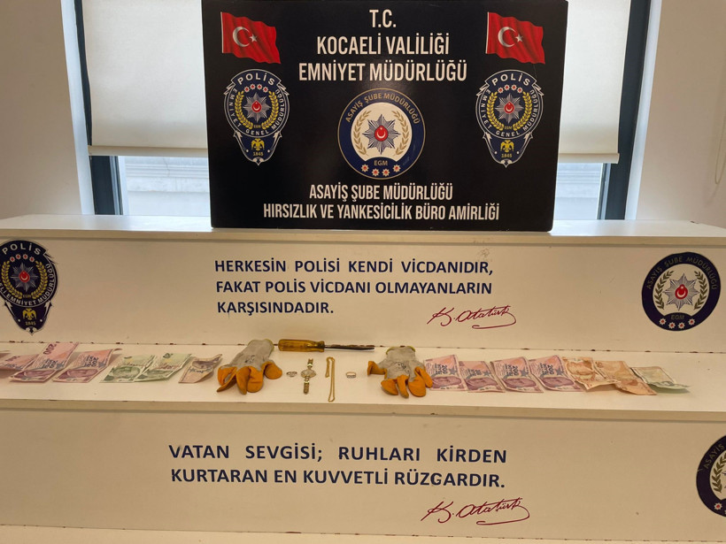 Kocaeli'de 140 bin liralık ziynet hırsızlığı çözüldü: Şüpheli tutuklandı