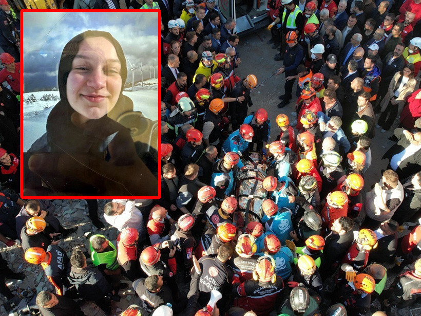 Gebze'de enkazdan sağ kurtulan Dilara, hastaneden taburcu oldu