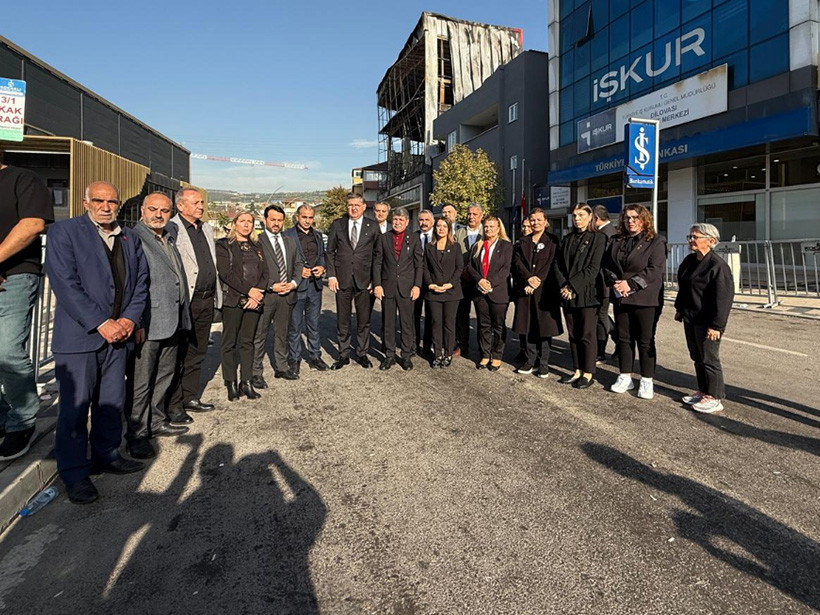 Taşcıer geldi, CHP heyeti Dilovası'nda incelemelerde bulundu