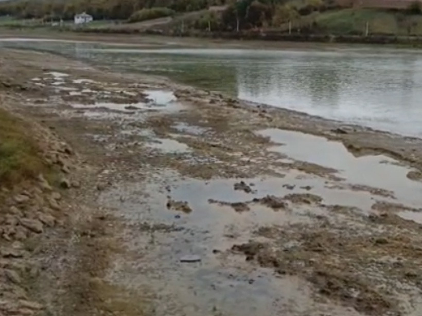 MHP’li isim uyardı! Tahtalı Göletinde sular çekildi