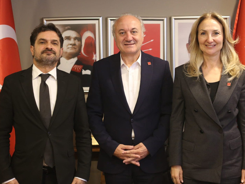 Aylin Nazlıaka'dan Erdem Arcan'a tebrik ziyareti