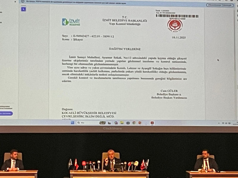 İzmit'te bir şikayeti tespit edemezken ilk günde metrodan olduğunu nasıl tespit ettiniz?