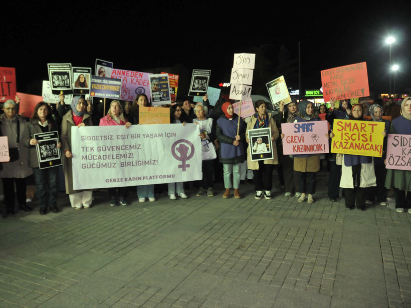 Gebze’deki kadınlar: Mücadelede kararlıyız!