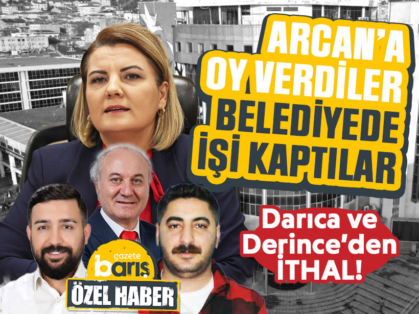 Erdem Arcan’a oy verdiler İzmit Belediyesinde işi kaptılar