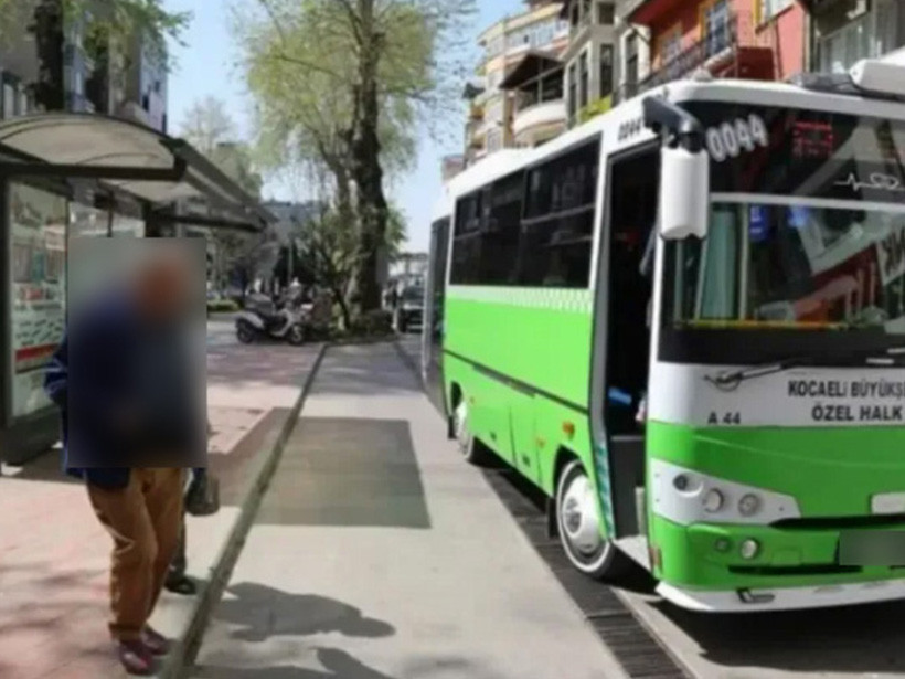 Tesadüfün böylesi! otobüs şoförünü şikayet etti