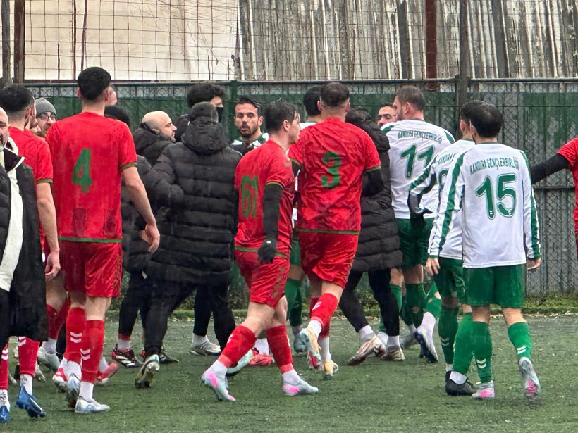 Turgutspor–Kandıra GB karşılaşmasında ortalık karıştı
