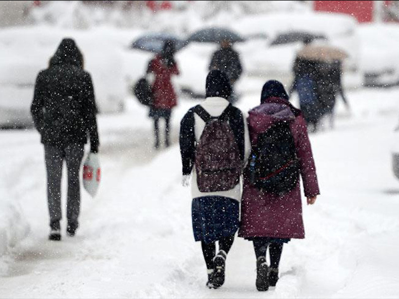Kocaeli'de tüm okullara kar tatili!